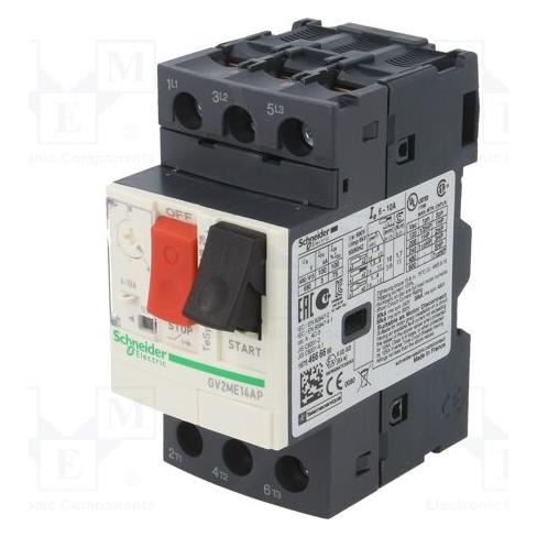 Schneider Electric Motorschutzschalter 3P 4kW 6-10A EN GV2ME14AP (GV2ME14AP)