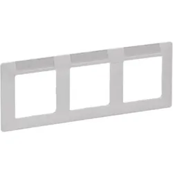 Legrand 754013 Rahmen 3-fach mit B.-feld Valena Life ultraweiß Thermoplast