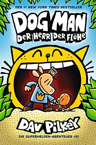 Dav Pilkey - Dog Man 5: Herr der Flöhe - Kinderbücher ab 8 Jahre (DogMan Reihe) - Preis vom 10.10.2026 11:48:34 h