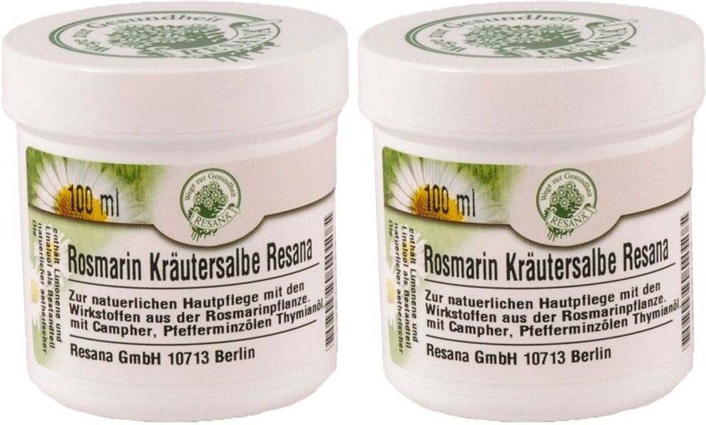 Resana Rosmarin Kräutersalbe 2x 2x100 ml Salbe