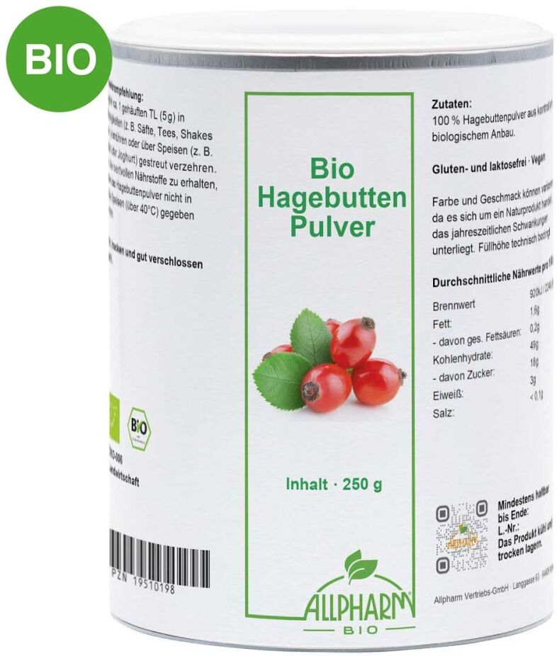 Bio Hagebutten Pulver Allpharm