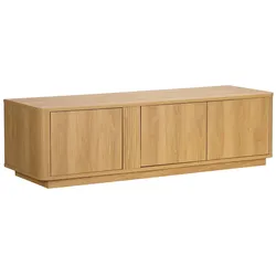 Oviala Business TV-Ständer in Holzoptik, 150 cm, helles Holz Oviala