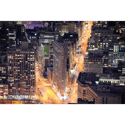 Fototapete PAPERMOON "NEW YORK-BROOKLYN BRIDGE MANHATTAN SKYLINE TIMES SQUARE", bunt, B:3m L:2,23m, Vlies, Tapeten