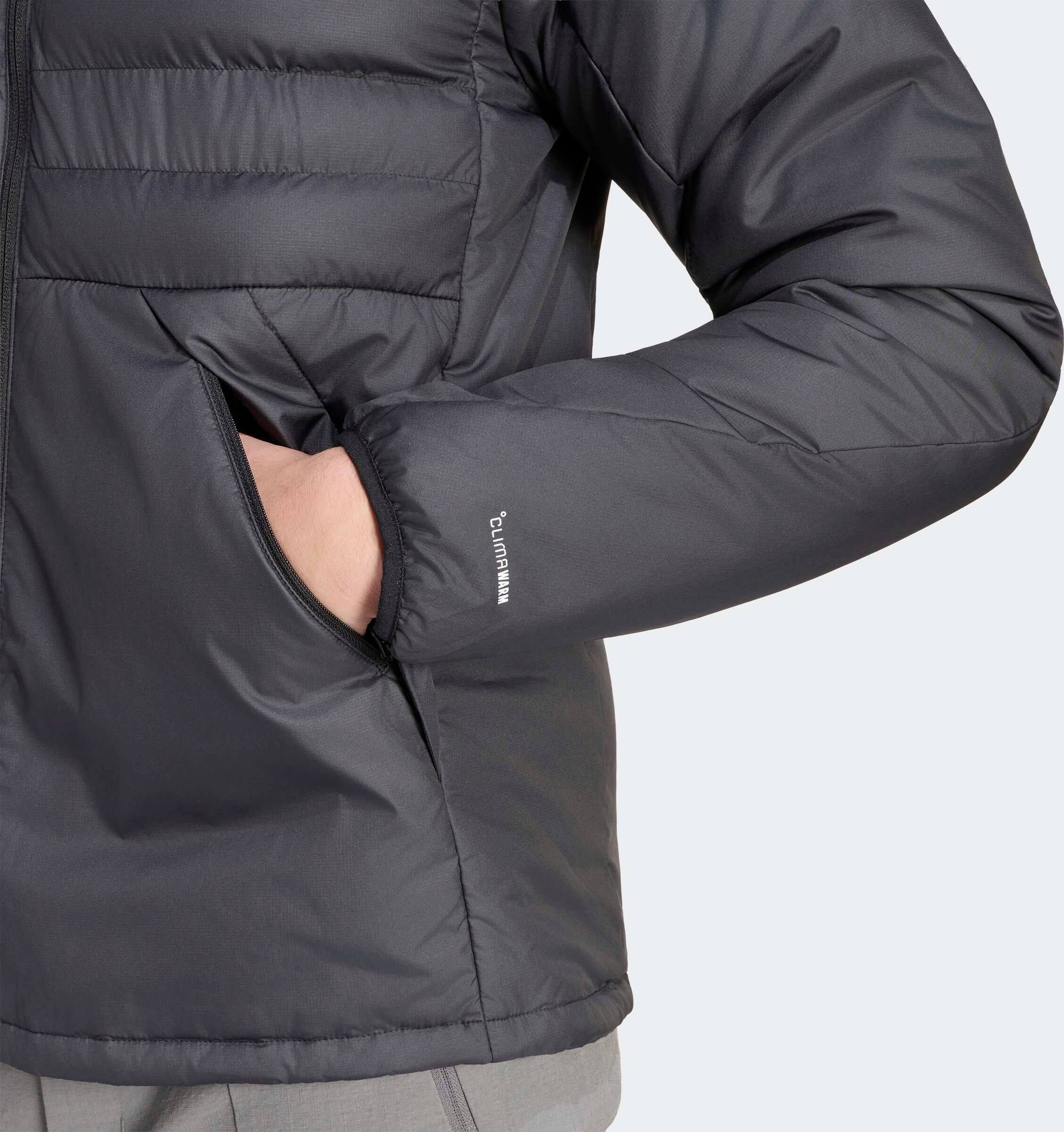 Outdoorjacke ADIDAS TERREX "MULTI CLIMAWARM", Herren, Gr. 3XL, grau (schwarz, schwarz), Obermaterial: 100% Polyester, Jacken Outdoorjacke schwarz, schwarz 3XL