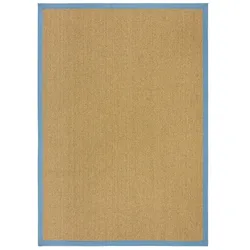 KADIMA DESIGN Flachgewebe Teppich Indoor Outdoor | Robuster Sisal-Look mit Bordüre | Pflegeleicht & Schmutzabweisend | 160x230cm