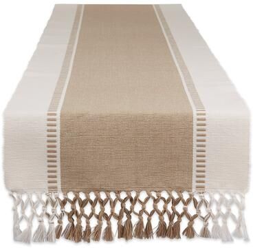 Porch & Den Cree Dobby Stripe Table Runner