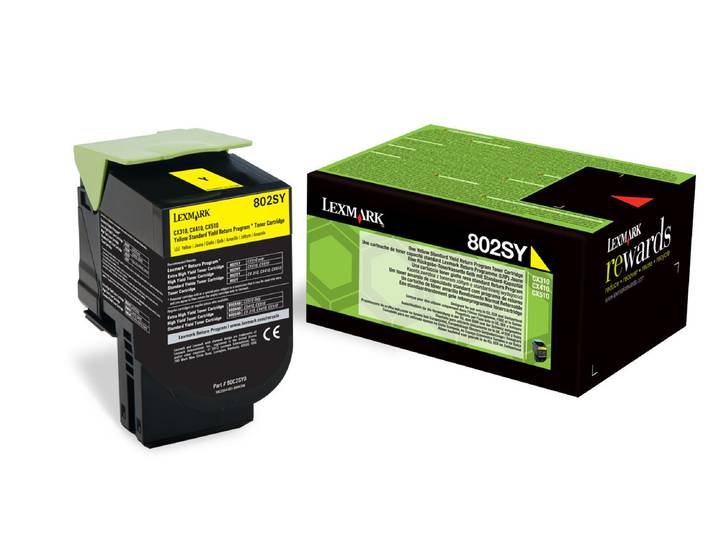 LEXMARK Toner 80C2SY0 Jaune