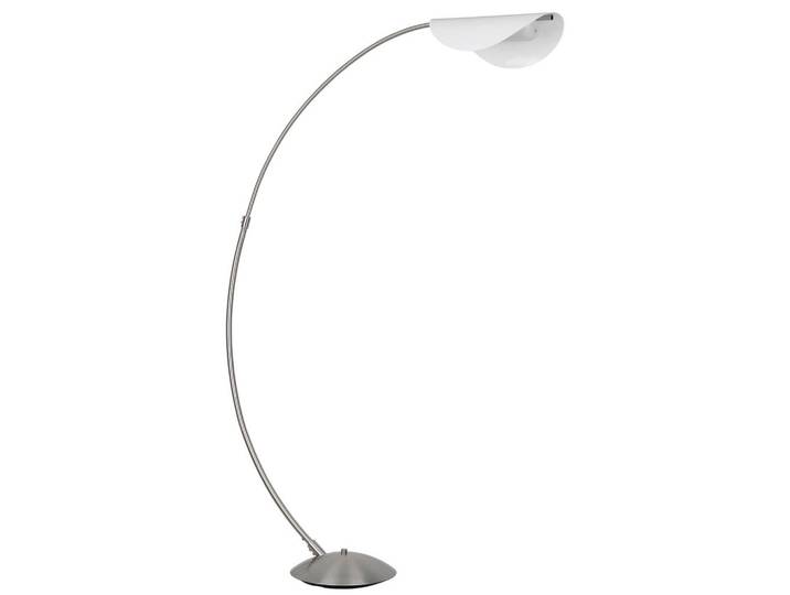 Globo Led-Stehleuchte, Schwarz, Nickelfarben, Kunststoff, F, 35x182x124 cm, CE, Lampen & Leuchten, Innenbeleuchtung, Stehlampen, Stehlampen dimmbar