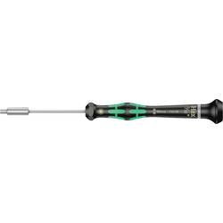 Wera 2069 Elektrotechnik und Feinwerktechnik Steckschlüssel-Schraubendreher Schlüsselweite (metrisch): 2.4 mm Schlüsselweite (Zoll): 3/32 Zoll Klingenlänge: 60 05118128001