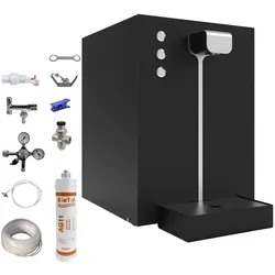 BieTal® Premium Wassersprudler Sprudelwasser Gerät Anlage Spender Flux 30 Plus schwarz