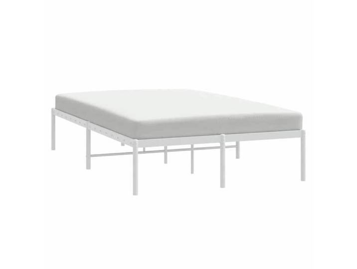 Magnifique Cadre de lit métal double - Sommiers à lattes - blanc 120x190cm 1299