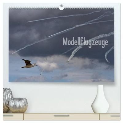 Modellflugzeuge Nr. 1 / 2027 (hochwertiger Premium Wandkalender 2027 DIN A2 quer), Kunstdruck in Hochglanz