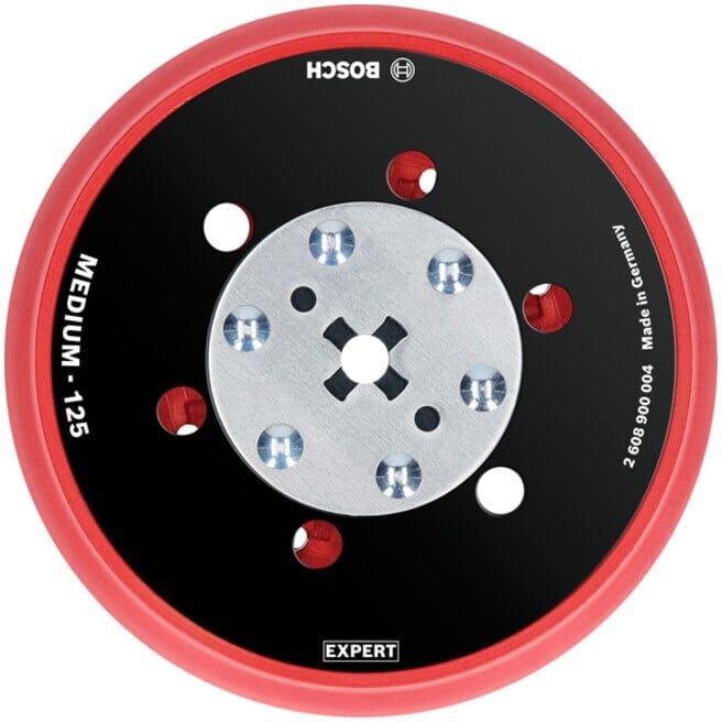 BOSCH Expert Multihole (Expert Multihole) Tampon support universel, 125 mm, moyen (2608900004)