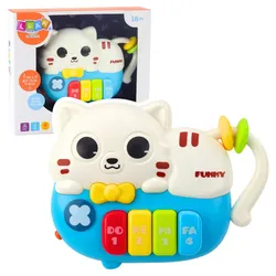 Mini-Piano für Kleinkinder, Kätzchen, blaue Lichter, Geräusche