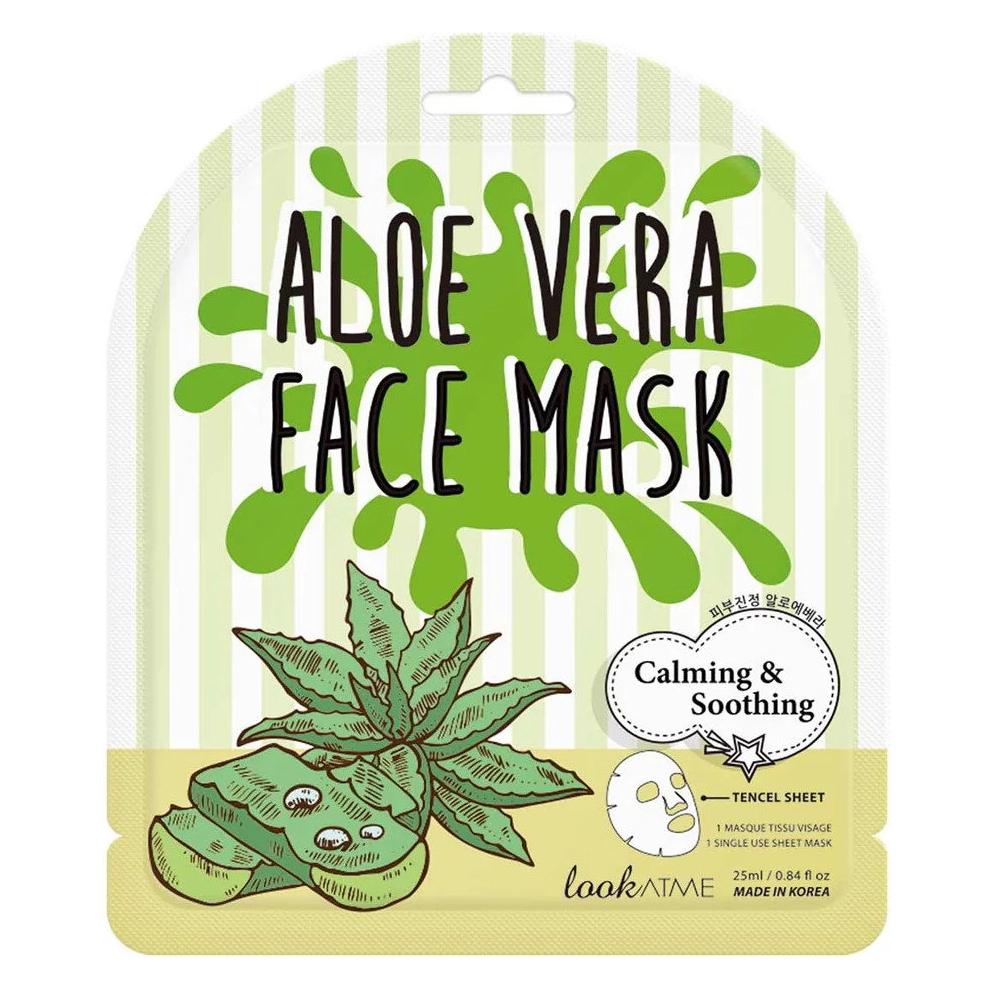 Look Occhiali Look At Me Aloe Vera Face Mask Soothing Face Mask In A Sheet 1Pc. (35590280)