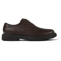 Camper für Herren. K100998-002 Norman braune Lederschuhe (44), Wohnung, Schnürsenkel, Lässig