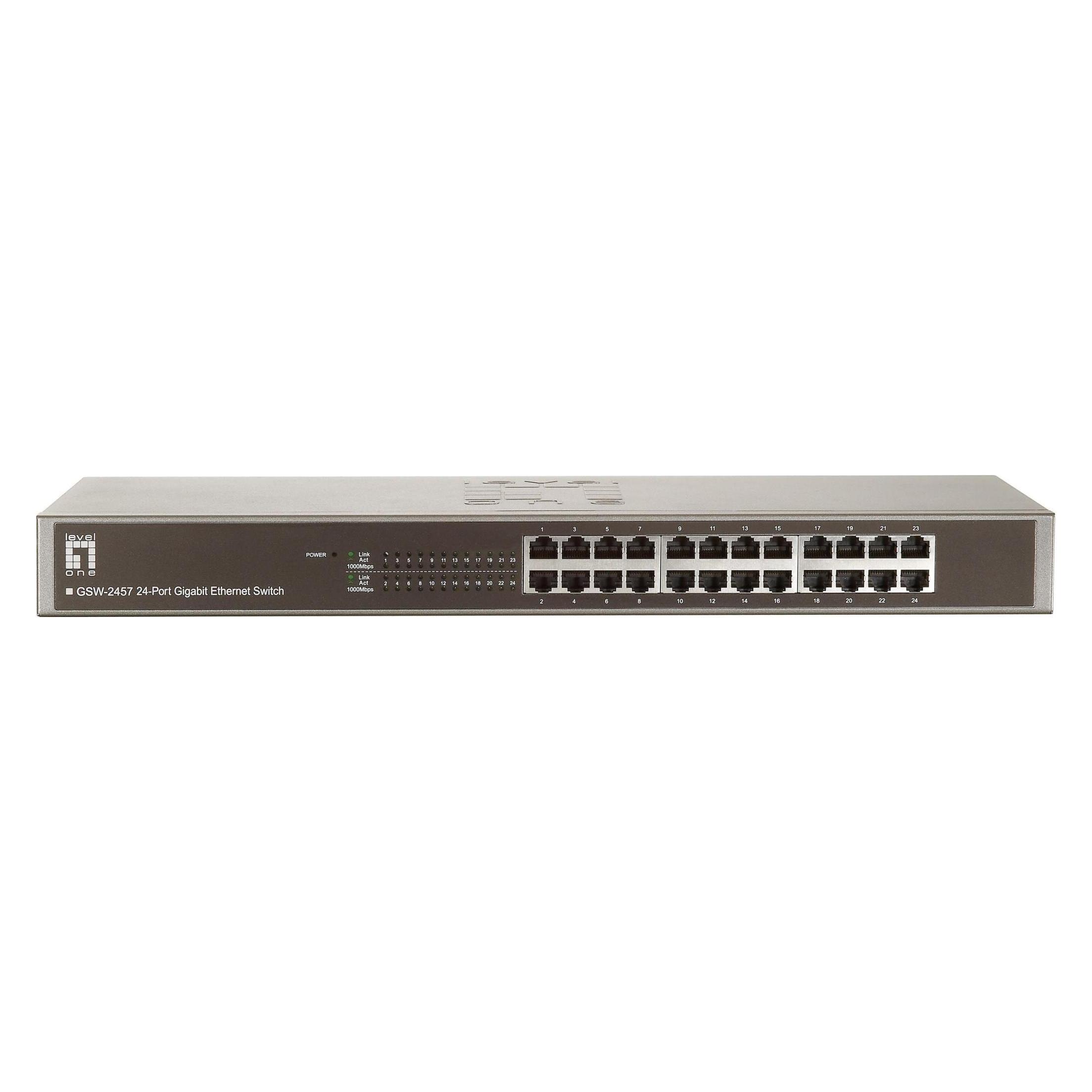 LevelOne GSW-2457: 24Port Switch, 1Gbps (24 Ports) (524728)