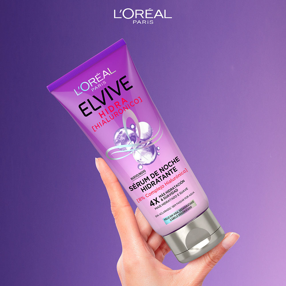 L'Oréal París Elvive Hydra Hyaluronic soro de noite hidratante 200 ml