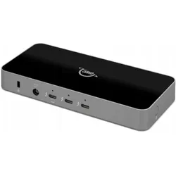 OWC Thunderbolt 5 Hub with 5 Ports for Mac & Windows (Thunderbolt, 4 Ports), Dockingstation + USB Hub, Schwarz, Grau