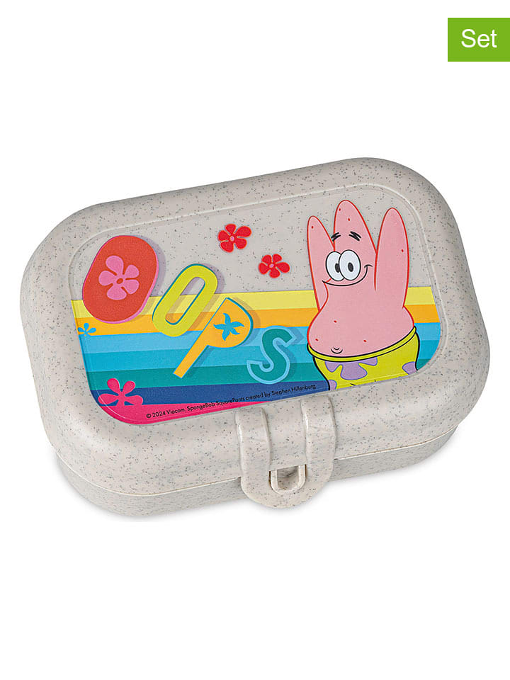 koziol 3er-Set: Lunchboxen in Beige - onesize
