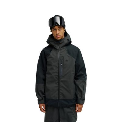 Snowboardjacke DC SHOES "Storm Divison 3L 30K", Herren, Gr. XS, schwarz, Obermaterial: 100% Polyester., Jacken Snowboardjacke