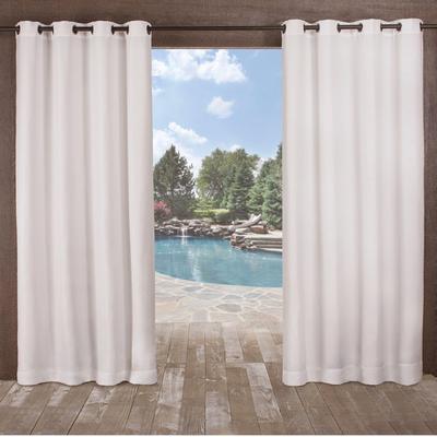 ATI Home Delano Indoor/Outdoor Grommet Top Curtain Panel Pair