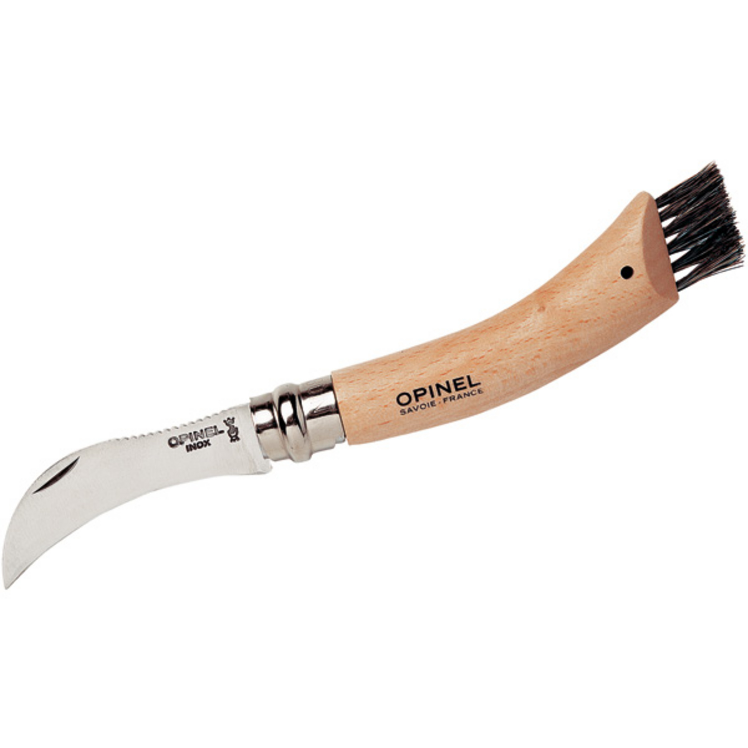 Opinel Pilzmesser rostfrei Taschenmesser weiss Größe 7CM Camping