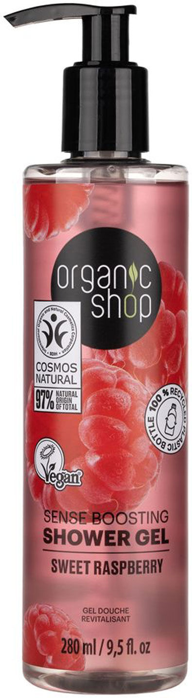 ORGANIC SHOP Sweet Raspberry Sense Boosting Shower Gel 280ml