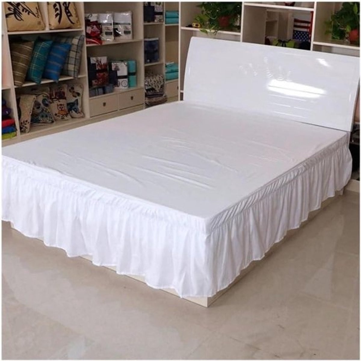 Bedrok Stof Matrasbeschermer Effen Kleur 180x200 cm