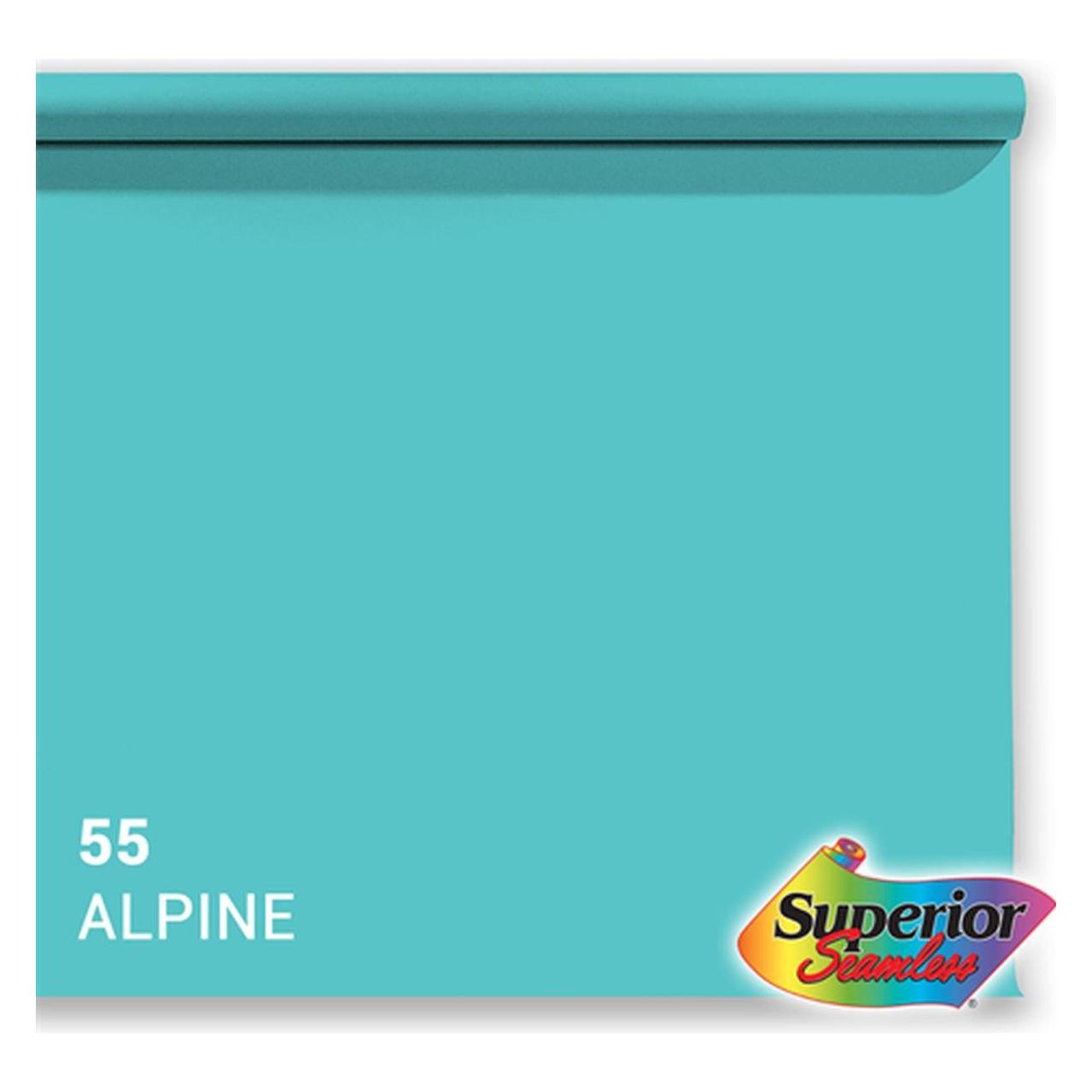 Superior Achtergrond Rol Alpine (nr 55) 1.35m x 11m (135 cm, 1100 cm) (101255C)