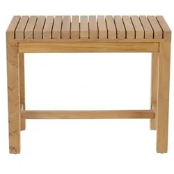 Jan Kurtz, Hocker, Blumenhocker SAMOA FLOWER, Teak natur (50 x 25 x 40 cm)