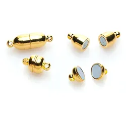 Magnetverschlüsse, gold, 4 Paar