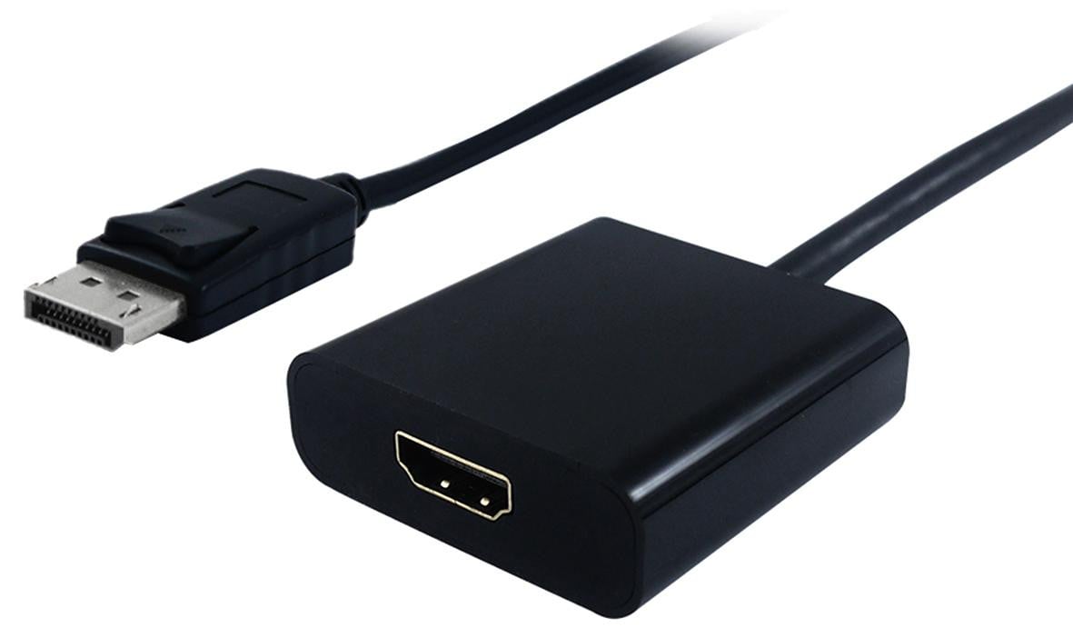 SECOMP DisplayPort naar HDMI adapter met DisplayPort-connector en HDMI-aansluiting