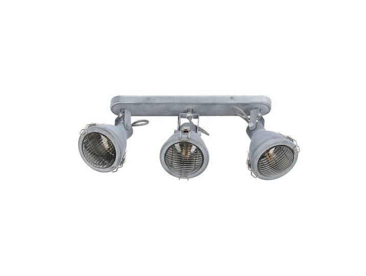 Strahler Crodo, Grau, Metall, 11x19x54 cm, RoHS, Europäischer Sicherheitsstandard, einfach zu transportieren, Lampen & Leuchten, Innenbeleuchtung, Spots & Strahler, Deckenspots