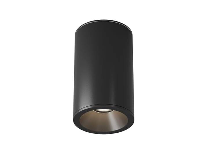 Maytoni ZOOM Deckenspot schwarz, LED Deckenstrahler 230V IP54 spritzwassergeschützt, Aufbauspot für Badezimmer & Küche, modernes Lichtobjekt für präzise Akzente
