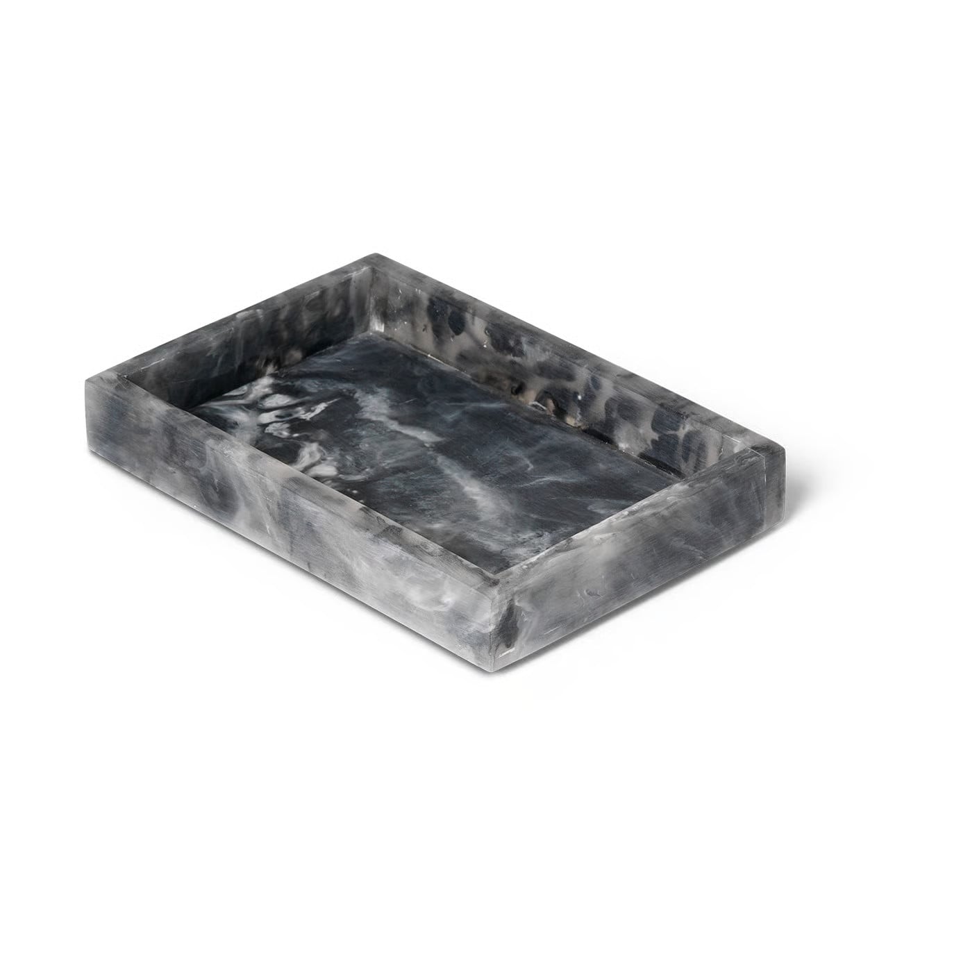 Ferm Living Mist decoratieplateau Charcoal 10 x 15 cm