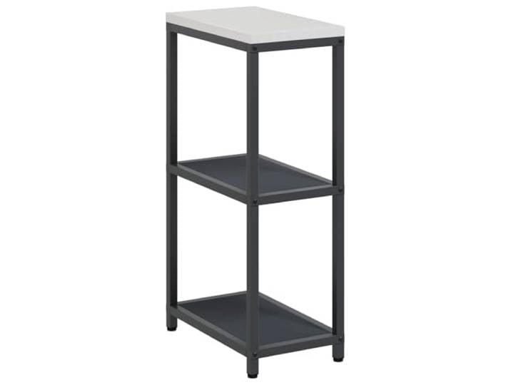 fsahslih Küchenregal Metall Outdoor Küchenlagerung Anthrazit 30x50x92 cm Robuste Standaufbewahrung aus Stahl in Anthrazit mit praktischen Ablagen für die Gartenküche, Balkon oder Grillbereich.