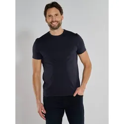 ENGBERS GERMANY Herren Rundhals T-Shirt Blau regular uni Rundhals - S