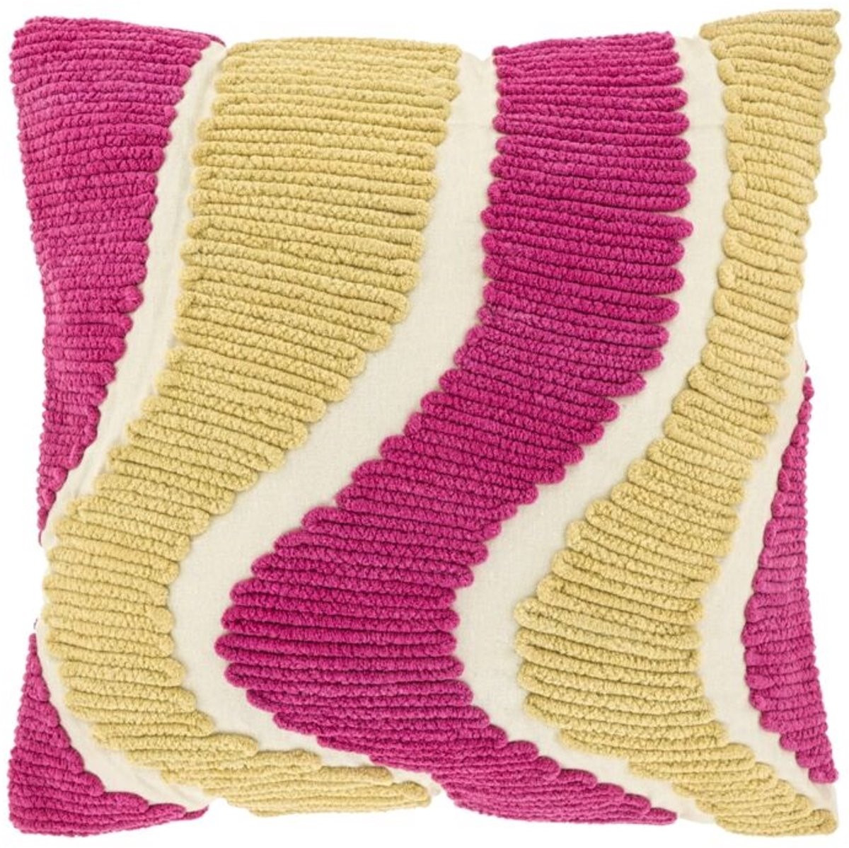 Unique Living Sierkussen Charly Fuchsia 45 x 45 cm