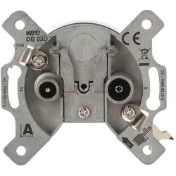 Busch-Jaeger 0230-102 Antennendosen-Einsatz 2 Loch - Stichdose 2CKA000230A1554 0230102