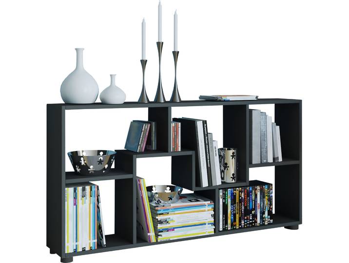 Kommode VCM Holz Sideboard Regal Raumteiler Kommode Pintal , schwarz, B:62cm T:20cm, Sideboards, Kommode