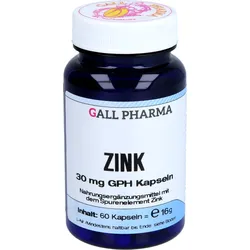 Zink 30mg Gph Kapseln 60 ST