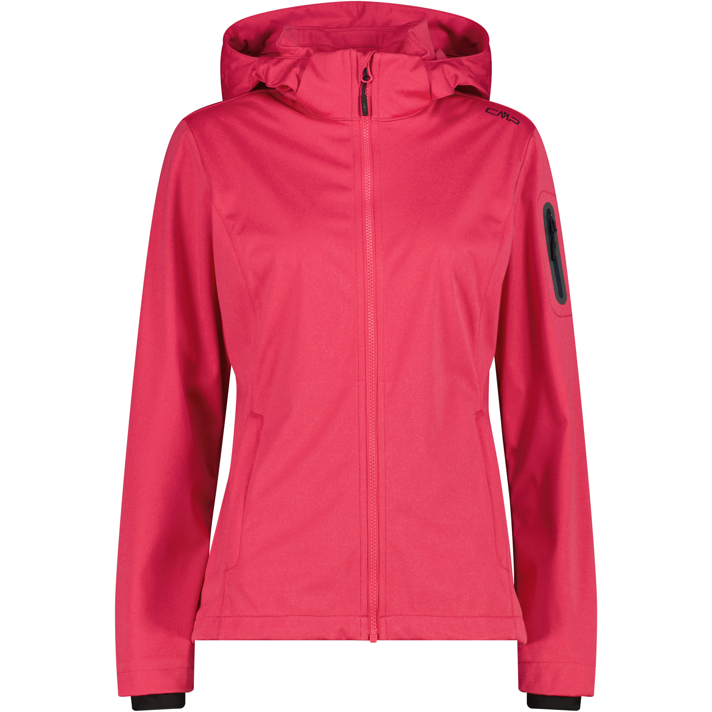 CMP Light Melange Softshell Damen Softshelljacke pink Größe M Trekking Wasserabweisend Wasserabweisend