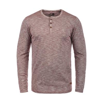 Rundhalsshirt SOLID "Rundhalsshirt SDMigos", Herren, Gr. XL, rot (wine rot), Obermaterial: 100% Baumwolle CO., Shirts Rundhalsshirt