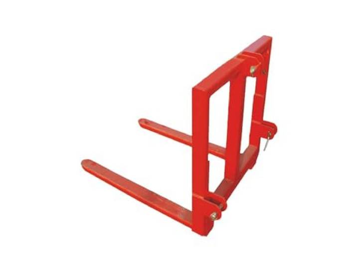 P. Lindberg Palettengabel für Traktor, 1000 kg Tragkraft, Kat. 2-Anbau 120cm Gabeln, Ø28mm Hubbolzen, 63cm Gabelabstand für den Transport von Paletten, landwirtschaftlichen Erzeugnissen & Lagergut