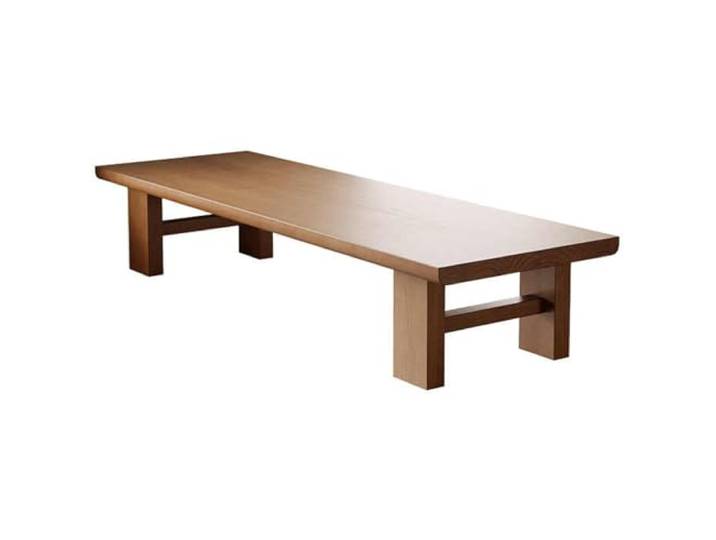 CHDdfhRH Einfacher multifunktionaler Couchtisch for das Wohnzimmer. Glatte(Walnut Colored,100 * 60 * 38cm)