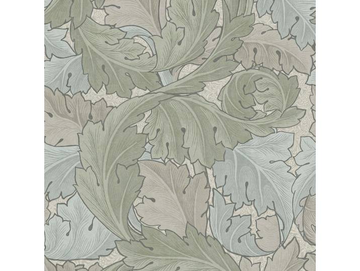 William Morris at Home Vliestapete Akanthus 1000x52cm, Salbeigrün, Papier, Kunststoff, Baum/Pflanze/Natur, Gestreift, Rechteckig, 52x1000 cm, Tapeten & Wandverkleidungen, Vliestapeten