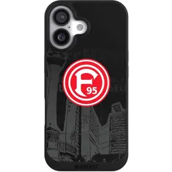 Nivocase Handyhülle für Apple iPhone 17 Hülle NIVOpure Case Schwarz Fortuna Düsseldorf Logo Offizielles (Apple iPhone 17), Smartphone Hülle, Schwarz
