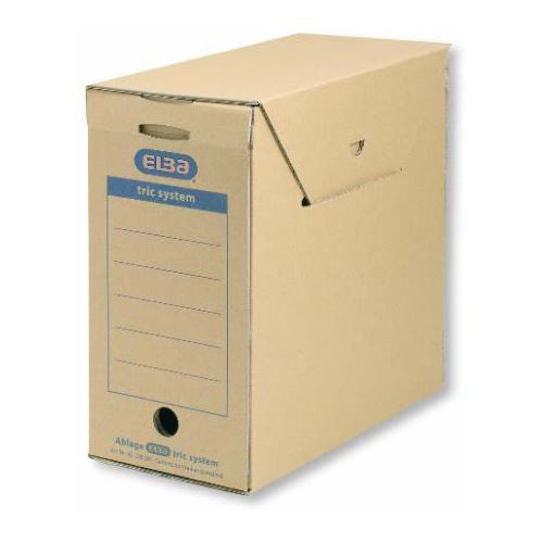 ELBA 6 Archivboxen tric system braun 16,0 x 34,1 x 31,5 cm