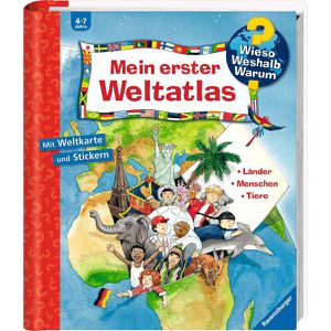 Ravensburger Spielbuch Wieso Weshalb Warum - Mein, erster Weltatlas, 4-7 Jahre, Sachbuch mit Klappen